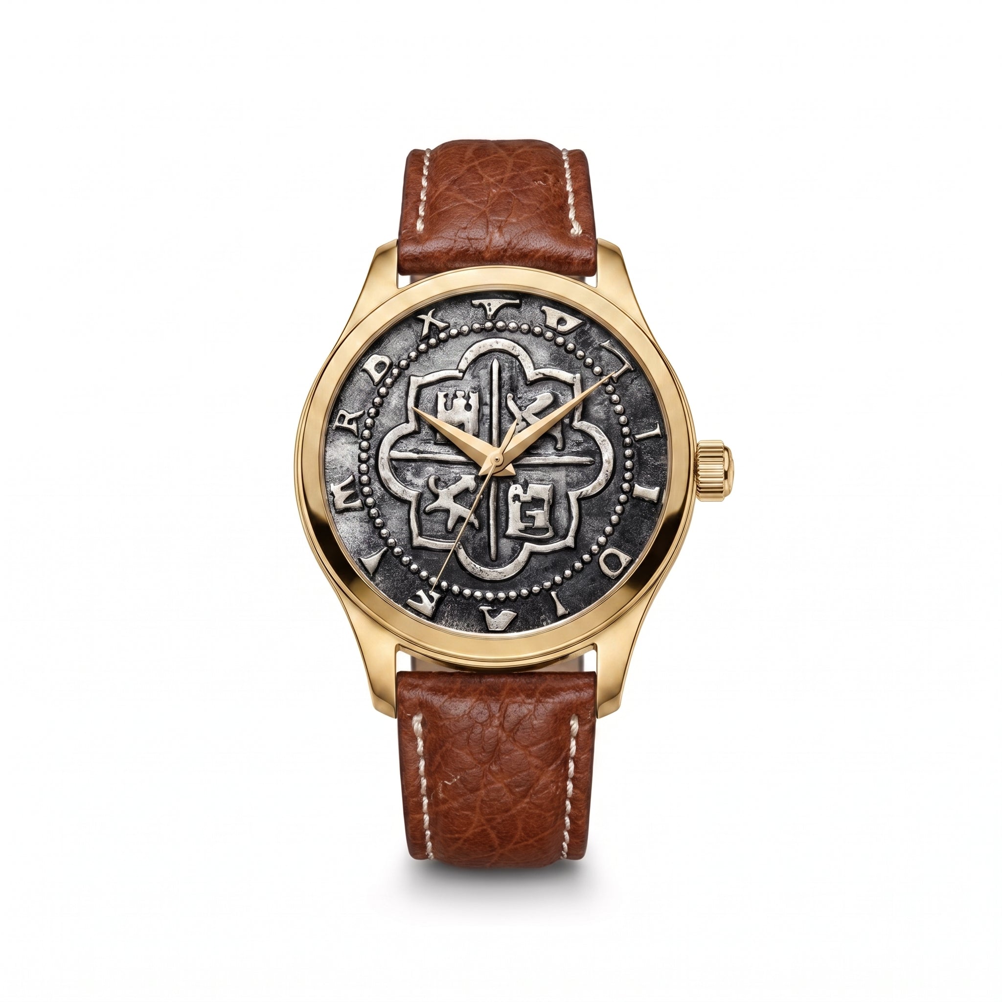 Nautilos Series 01 with Brown Leather Band