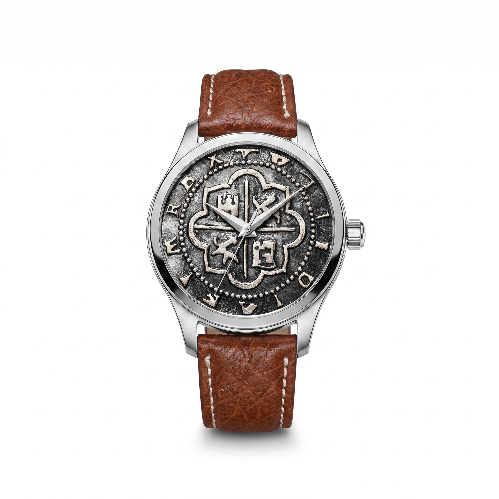 Nautilos Series 01 with Brown Leather Band