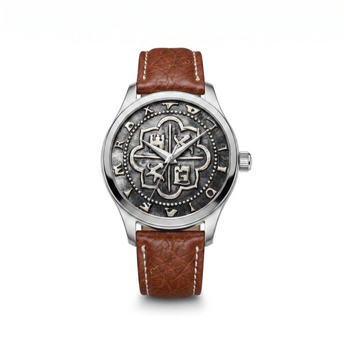Nautilos Series 01 with Brown Leather Band